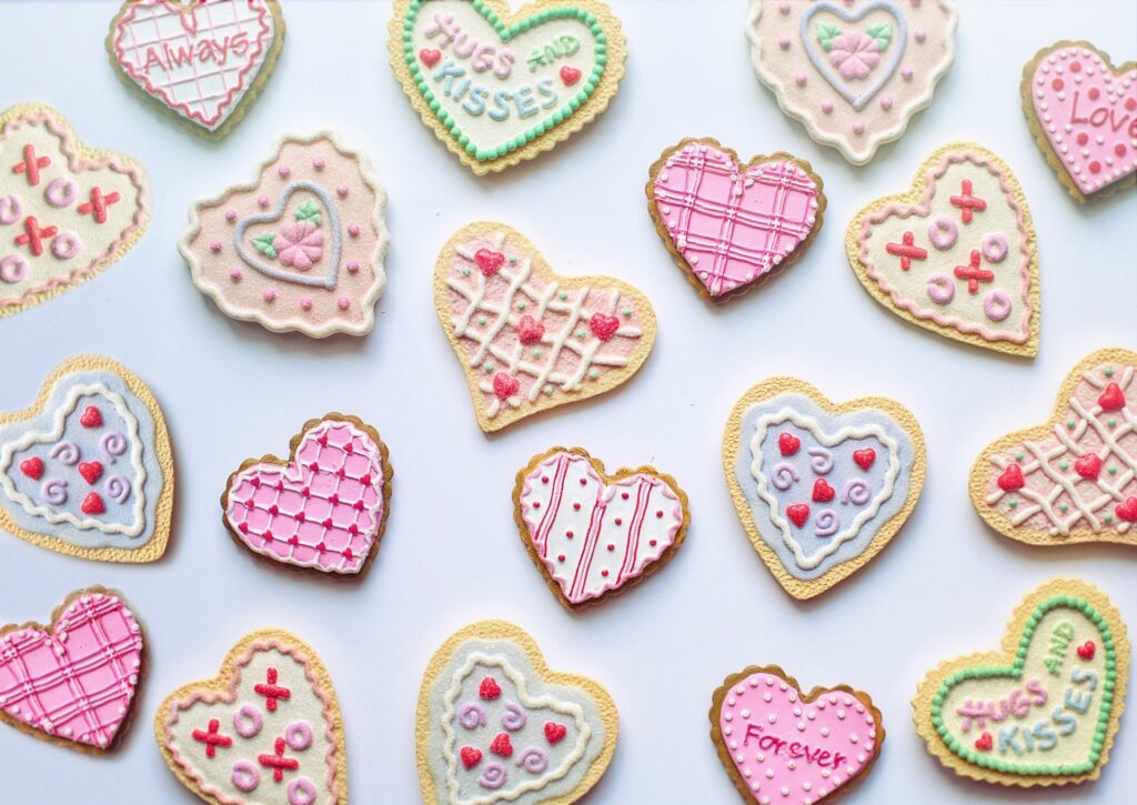 heart cookies